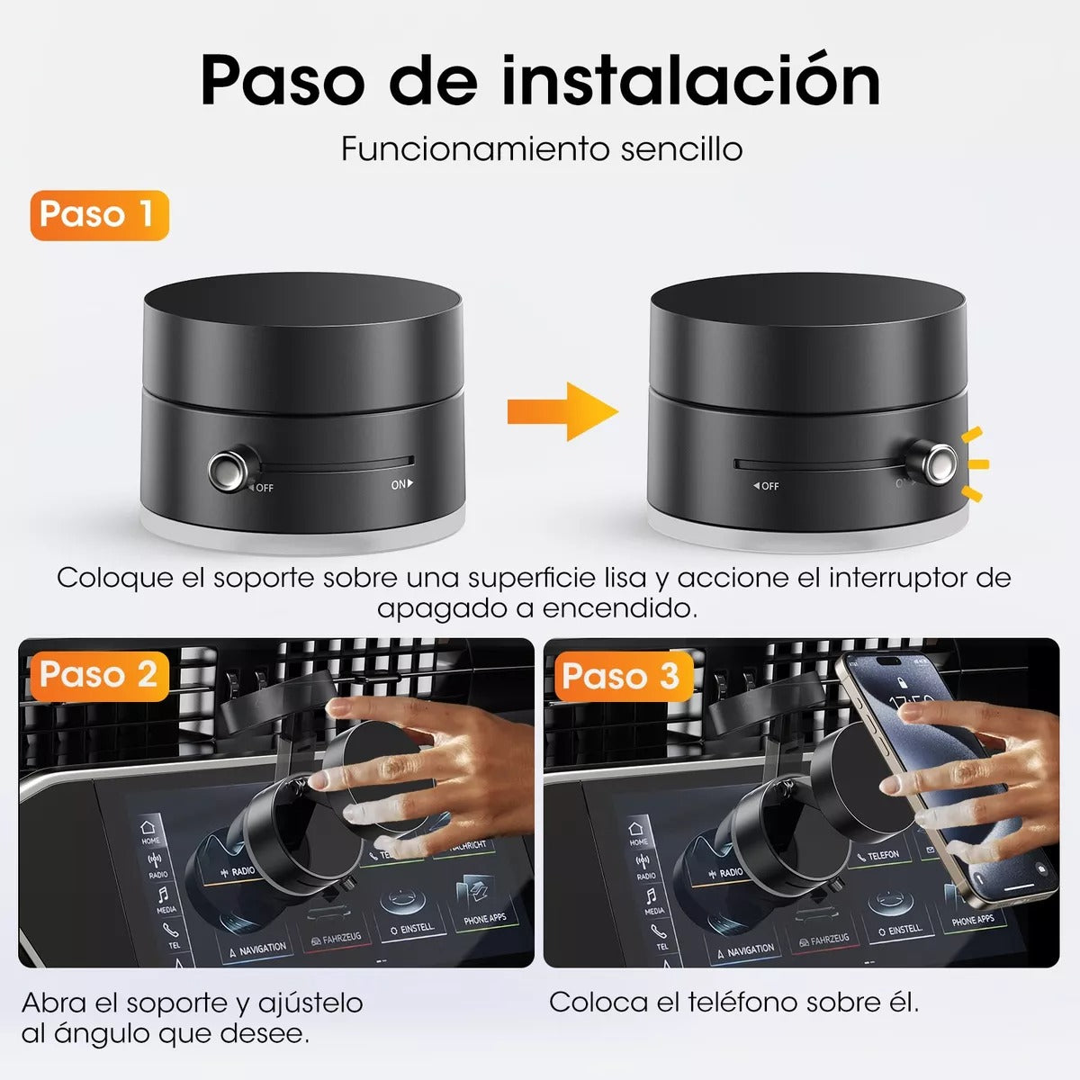 SmartHold – Soporte Magnético Inteligente 2X1